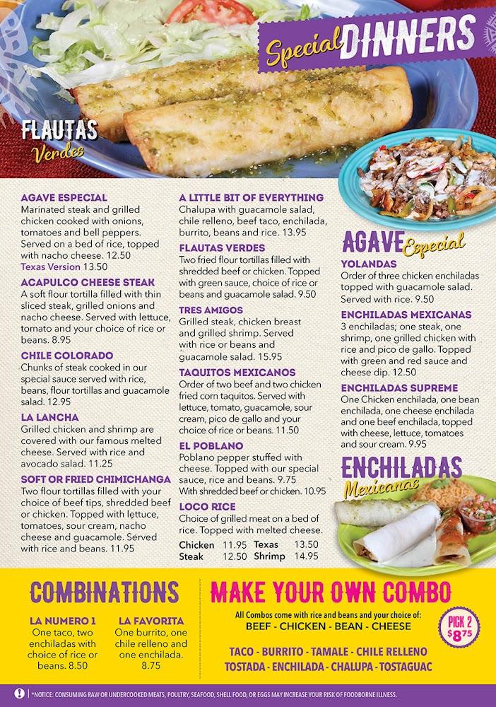 Monterrey Mexican Restaurant Menu image 2
