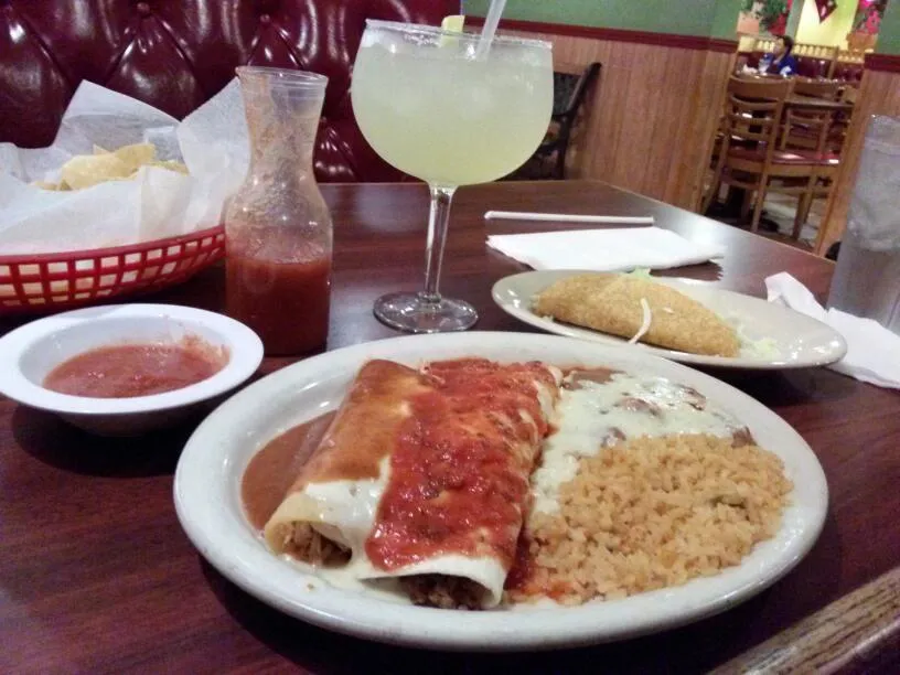 One Enchilada Rice and Beans
